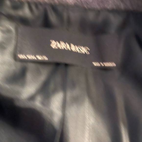 Zara Basics Wool Blend Womans Trench Coat w/ 2 Front Pockets and Style Galore!! - Picture 10 of 12